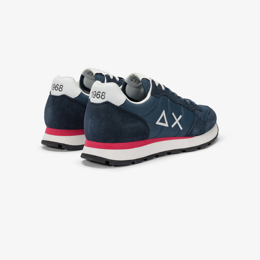 SUN68 TOM SOLID NAVY BLUE SNEAKERS FOR MEN - MYHOLDAL LEBANON