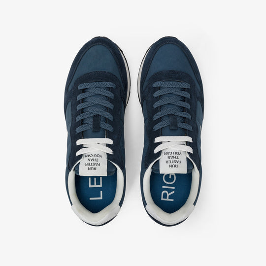 SUN68 TOM SOLID NAVY BLUE SNEAKERS FOR MEN - MYHOLDAL LEBANON