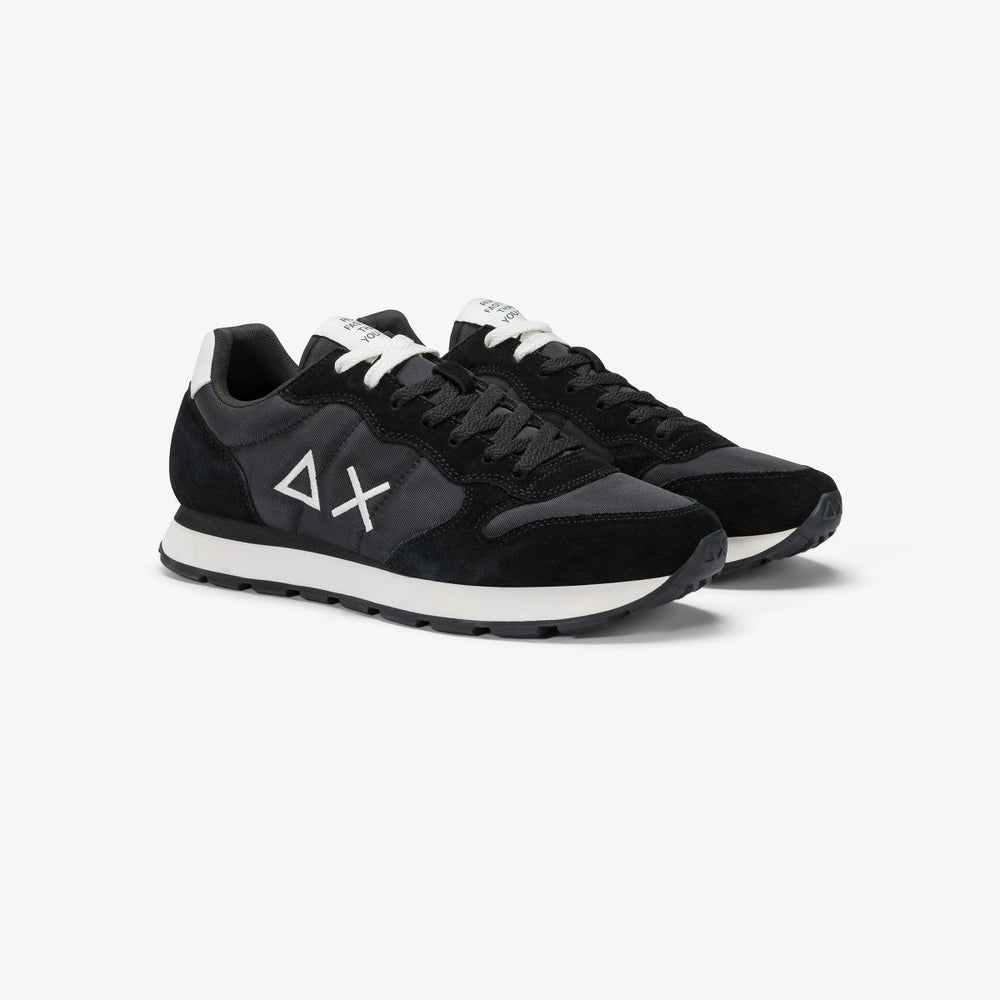 SUN68 TOM SOLID BLACK SNEAKERS FOR MEN - MYHOLDAL LEBANON