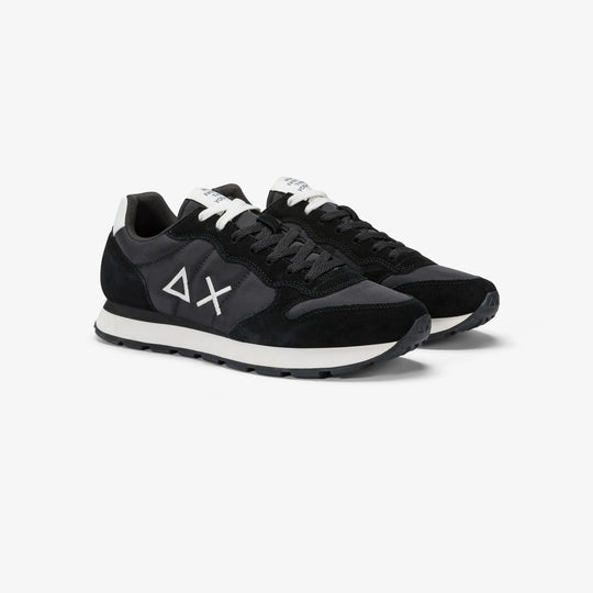 SUN68 TOM SOLID BLACK SNEAKERS FOR MEN - MYHOLDAL LEBANON