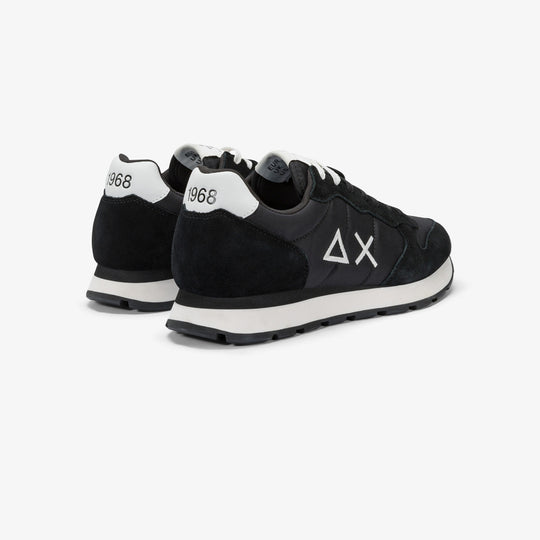 SUN68 TOM SOLID BLACK SNEAKERS FOR MEN - MYHOLDAL LEBANON