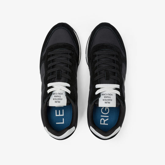 SUN68 TOM SOLID BLACK SNEAKERS FOR MEN - MYHOLDAL LEBANON