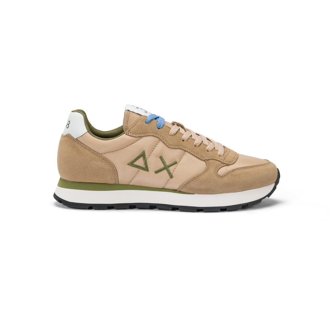 SUN68 TOM SOLID BEIGE SNEAKERS FOR MEN
