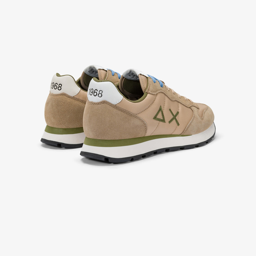 SUN68 TOM SOLID BEIGE SNEAKERS FOR MEN