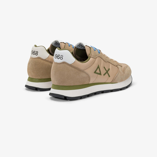 SUN68 TOM SOLID BEIGE SNEAKERS FOR MEN