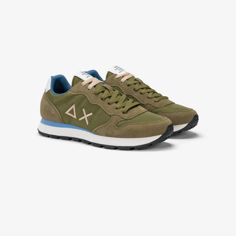 SUN68 TOM SOLID MILITARY SNEAKERS FOR MEN