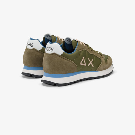 SUN68 TOM SOLID MILITARY SNEAKERS FOR MEN