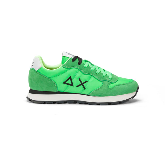 SUN68 TOM SOLID GREEN FLUO SNEAKERS FOR MEN