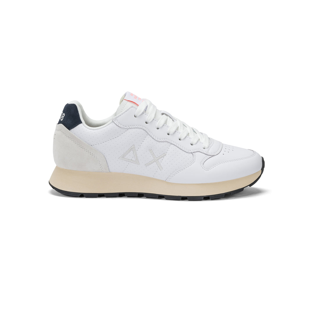 SUN68 TOM CLASSIC WHITE SNEAKERS FOR MEN