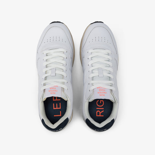 SUN68 TOM CLASSIC WHITE SNEAKERS FOR MEN