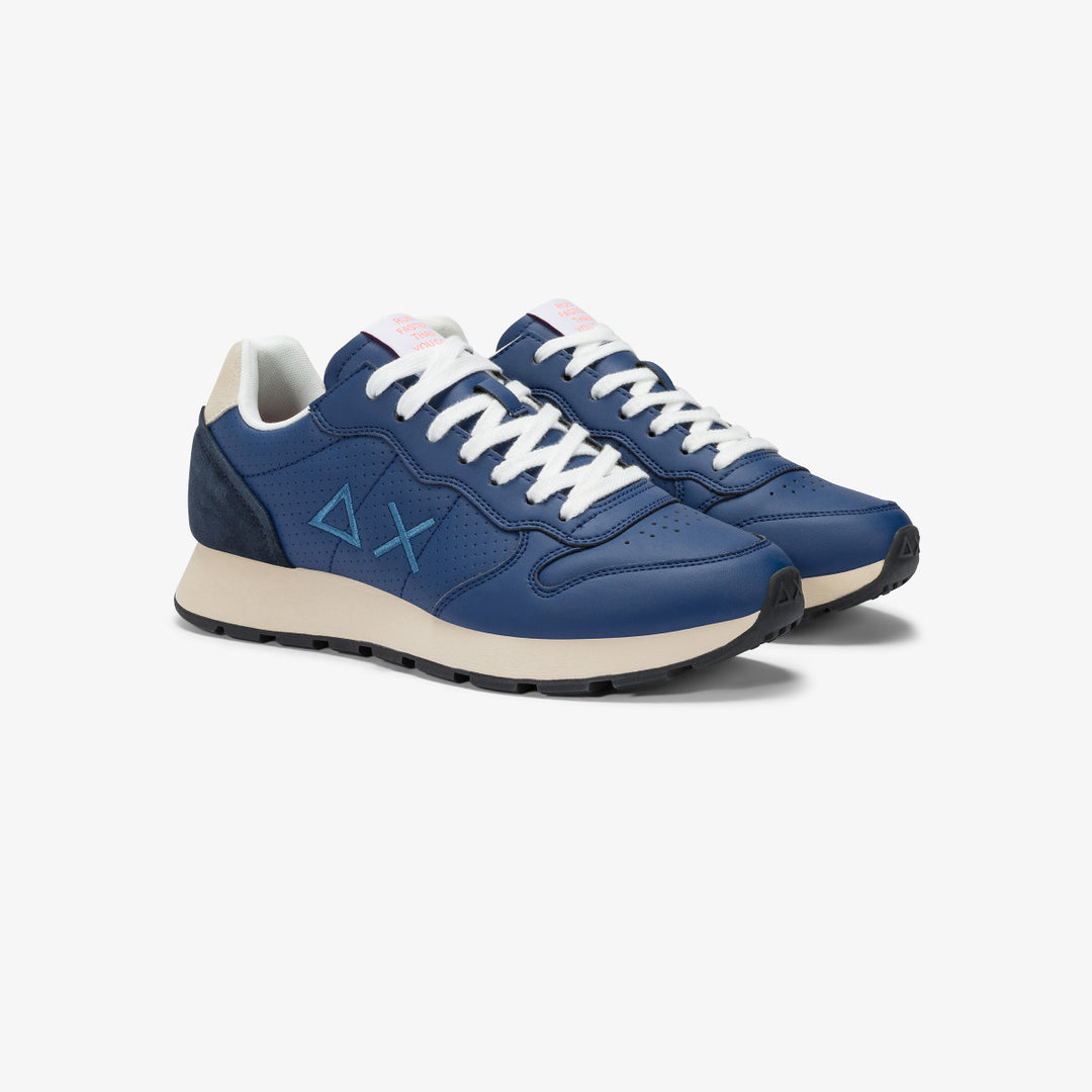 SUN68 TOM CLASSIC NAVY BLUE SNEAKERS FOR MEN