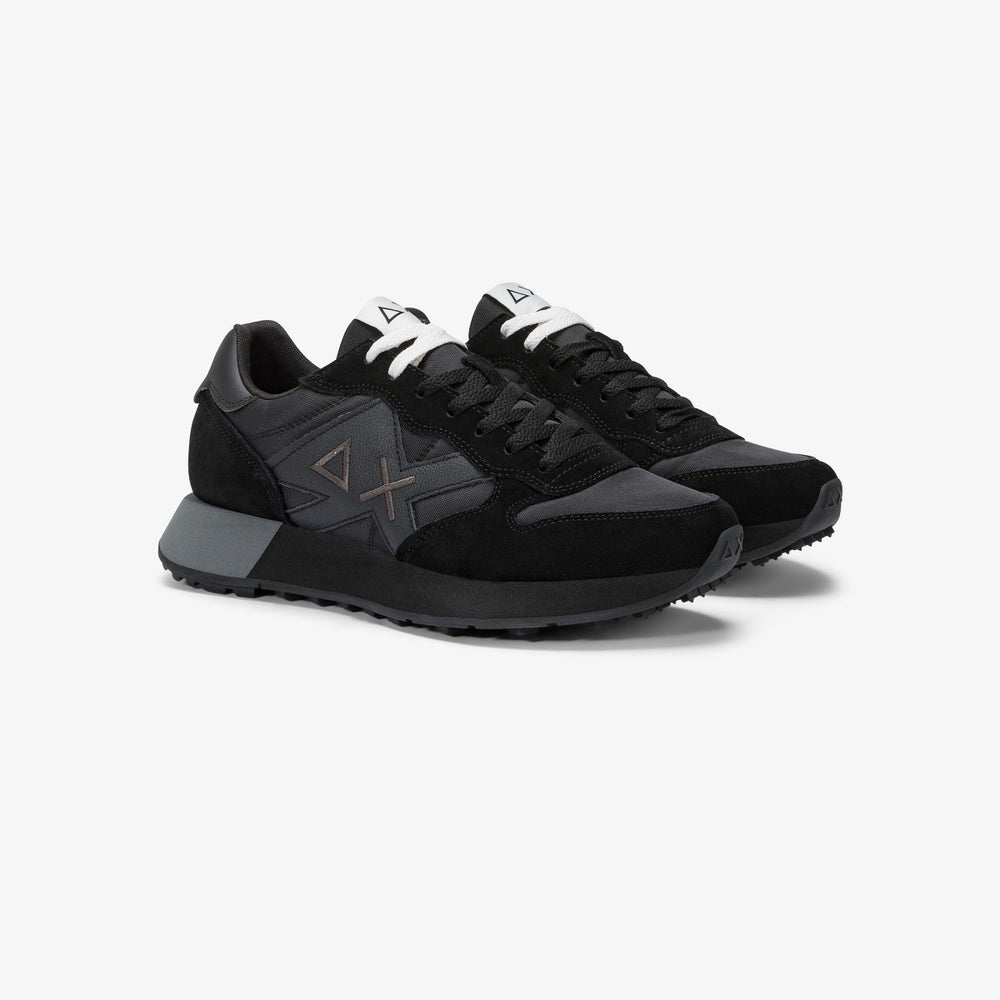 SUN68 JAKI 2.0 BICOLOR BLACK/BLACK SNEAKERS FOR MEN