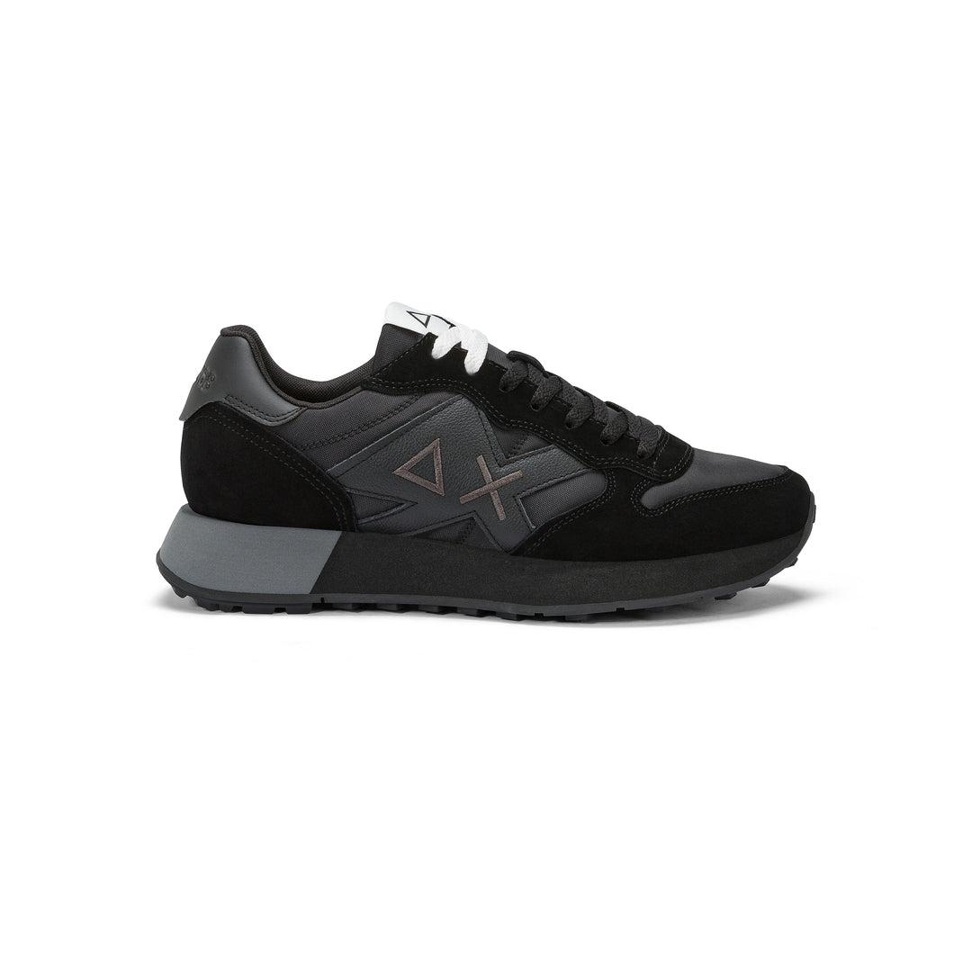 SUN68 JAKI 2.0 BICOLOR BLACK/BLACK SNEAKERS FOR MEN