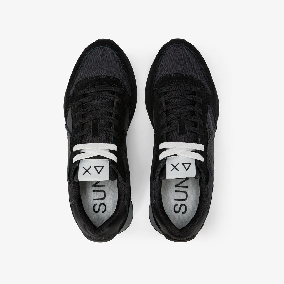 SUN68 JAKI 2.0 BICOLOR BLACK/BLACK SNEAKERS FOR MEN