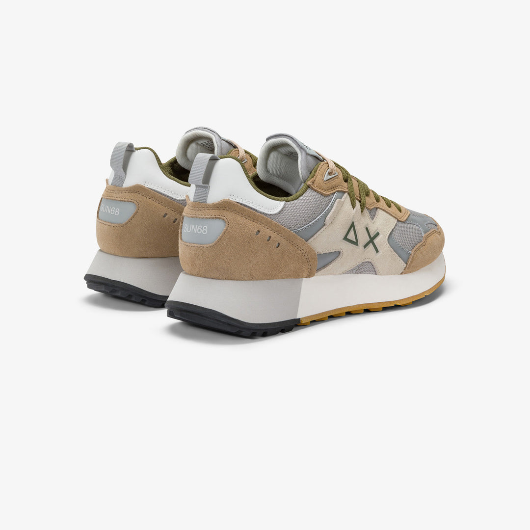SUN68 JAKI OUTDOOR BEIGE SNEAKERS FOR MEN