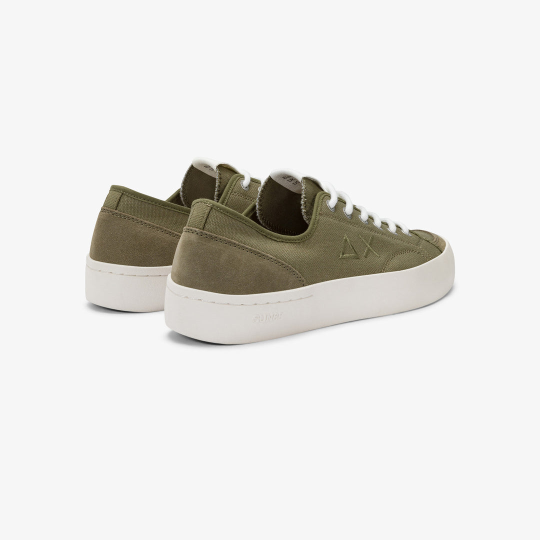 SUN68 STREET CANVAS MILITARY SNEAKERS FOR MEN