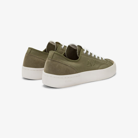 SUN68 STREET CANVAS MILITARY SNEAKERS FOR MEN