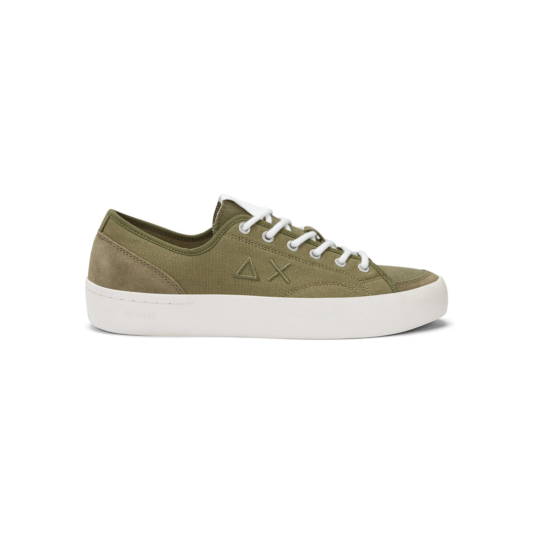 SUN68 STREET CANVAS MILITARY SNEAKERS FOR MEN