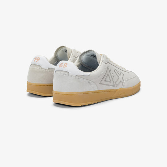 SUN68 CALIFORNIA SUN WHITE SNEAKERS FOR MEN