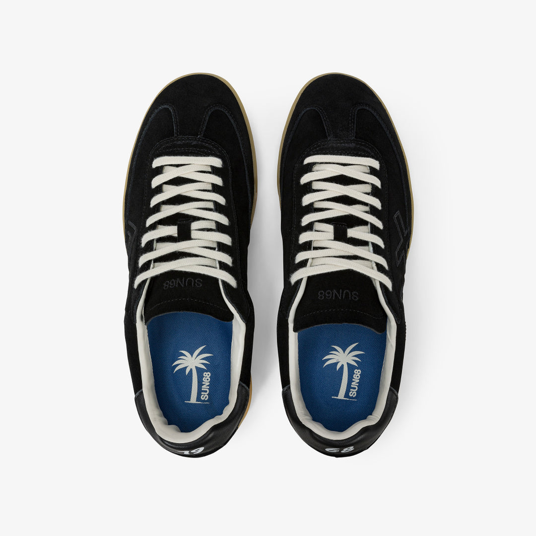 SUN68 CALIFORNIA SUN BLACK SNEAKERS FOR MEN