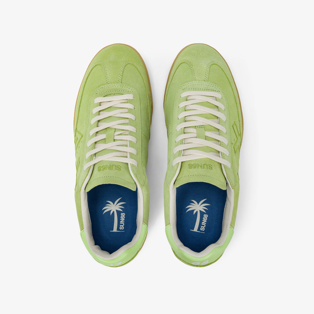 SUN68 CALIFORNIA SUN LIME SNEAKERS FOR MEN