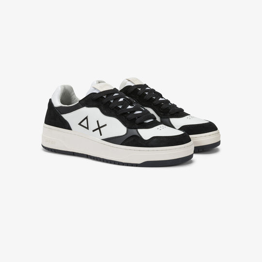 SUN68 BIG BASKET BLACK SNEAKERS FOR MEN