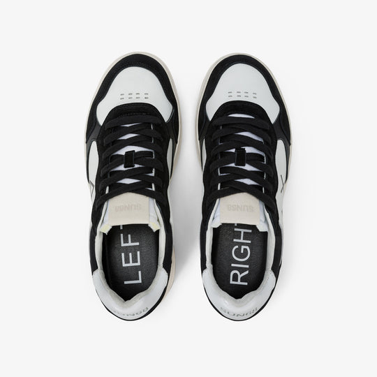 SUN68 BIG BASKET BLACK SNEAKERS FOR MEN