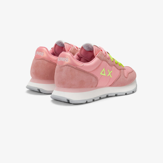 SUN68 ALLY SOLID NYLON FLAMINGO SNEAKERS FOR WOMEN