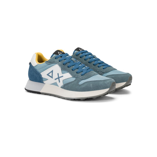 Light teal Jaki 2.0 Solid nylon and suede sneaker