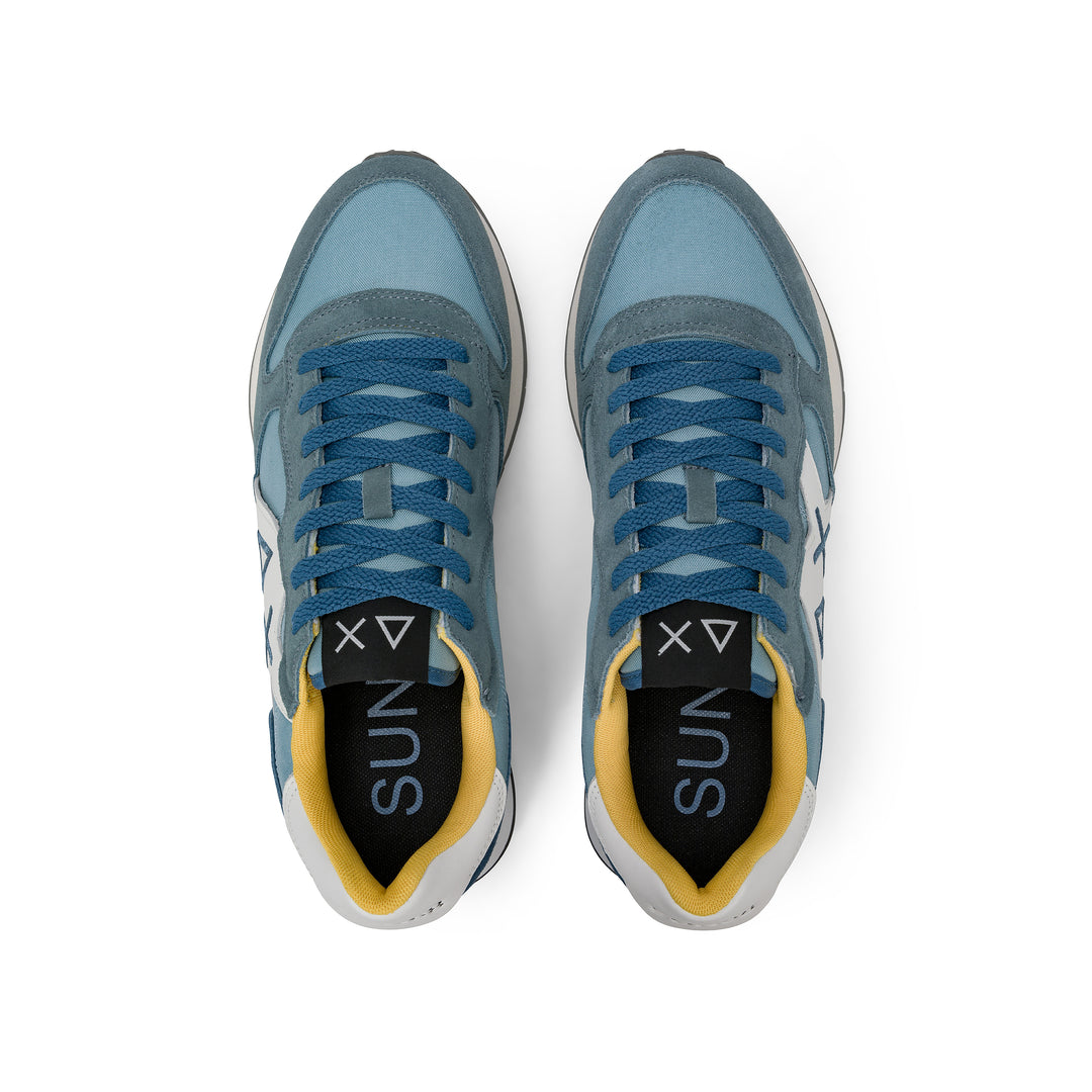 Light teal Jaki 2.0 Solid nylon and suede sneaker