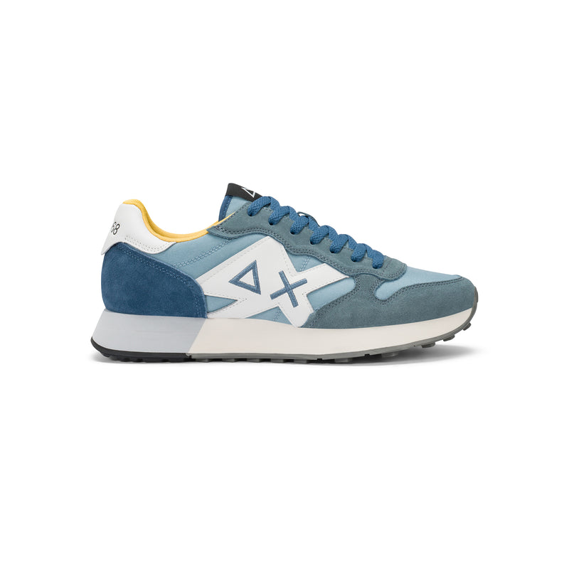 Light teal Jaki 2.0 Solid nylon and suede sneaker