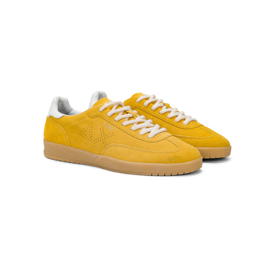 Yellow California Sun suede sneaker