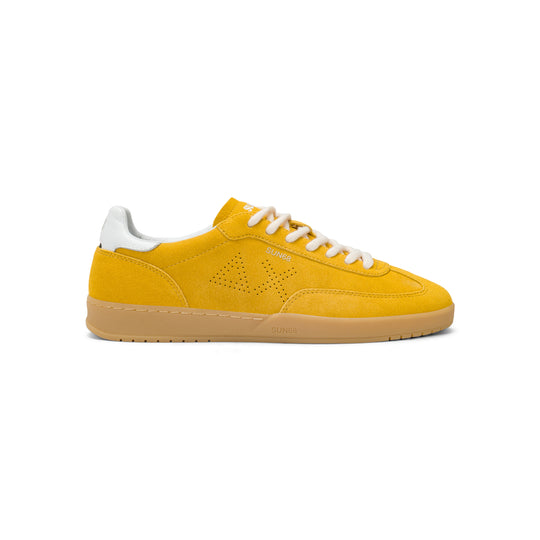 Yellow California Sun suede sneaker