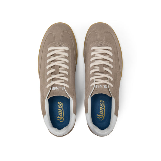 Stone grey California Sun suede sneaker