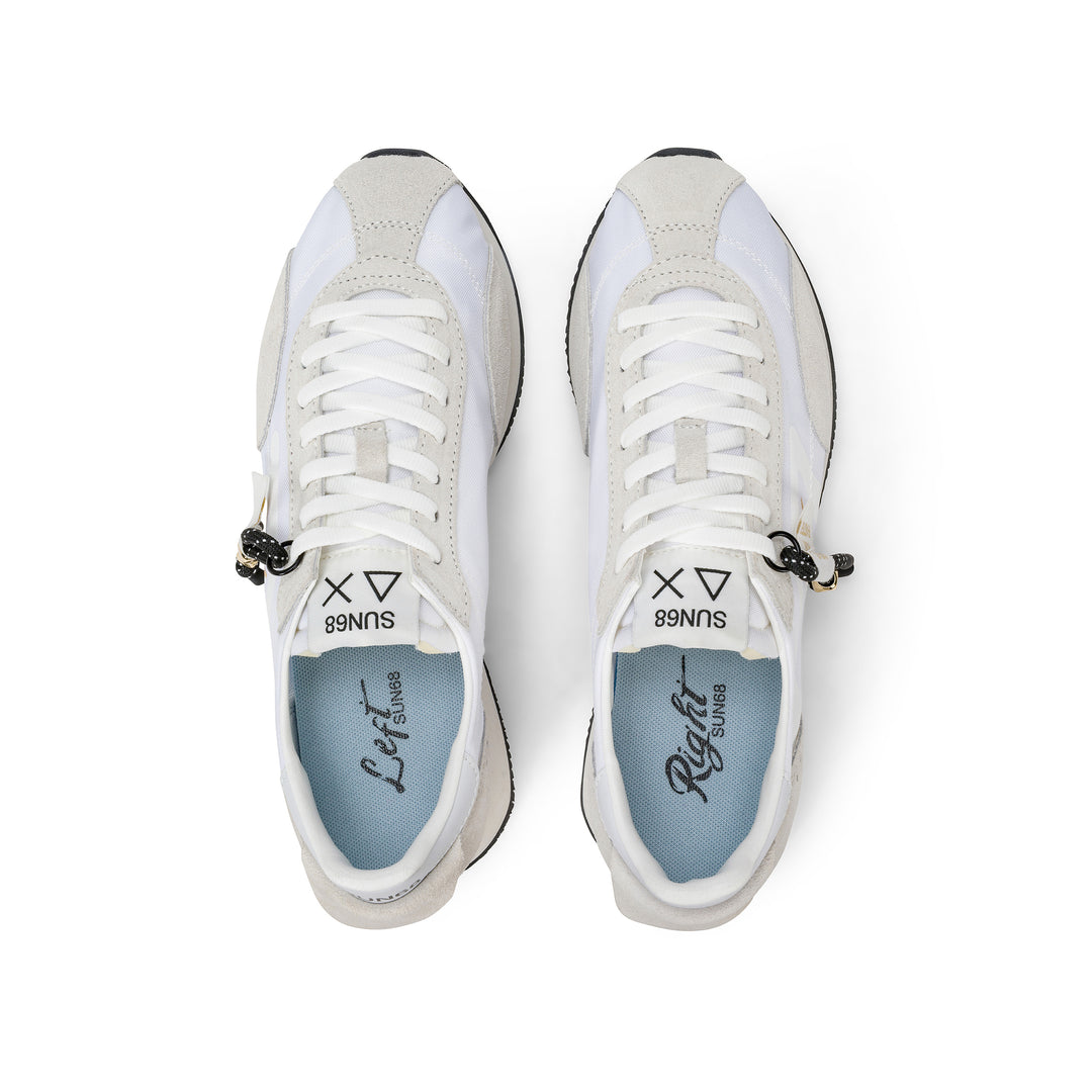 Off white Easy Runner suede and nylon sneaker