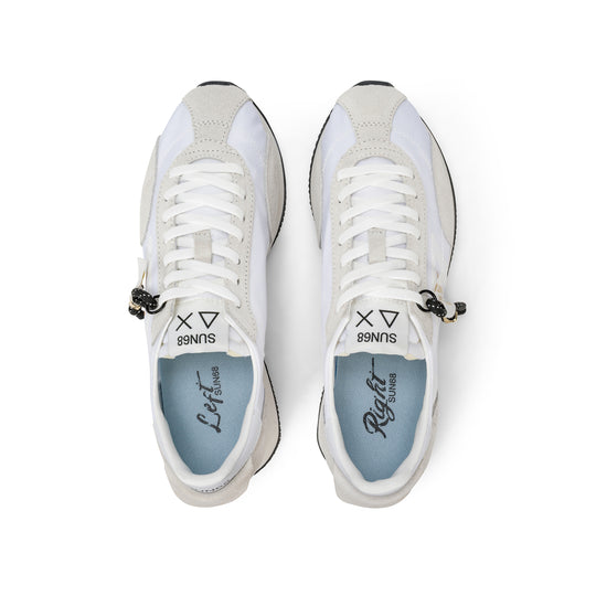 Off white Easy Runner suede and nylon sneaker