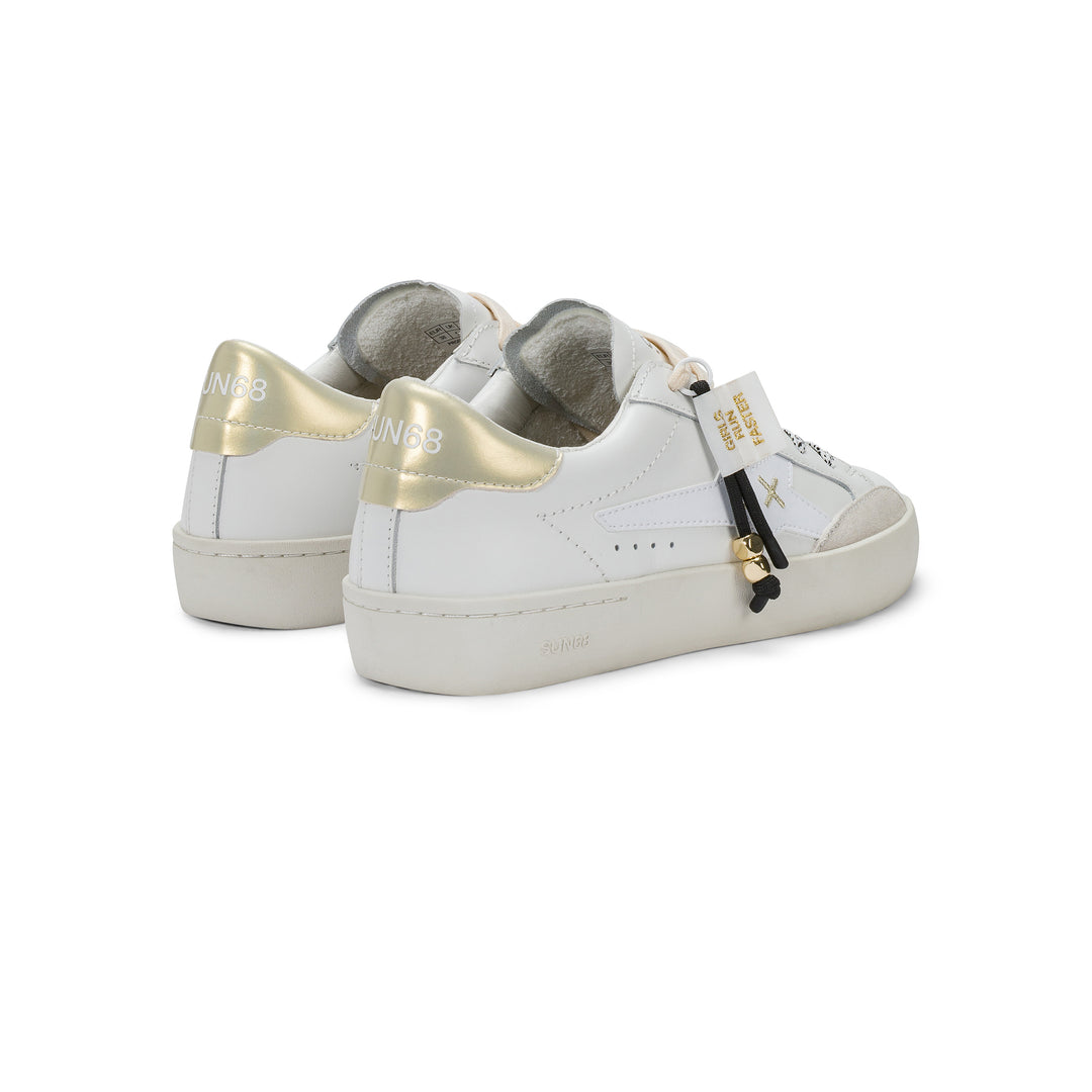 White Katy leather sneaker