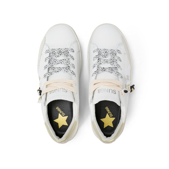 White Katy leather sneaker