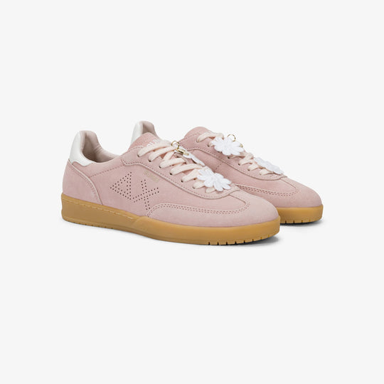 Pink California Sun suede sneaker