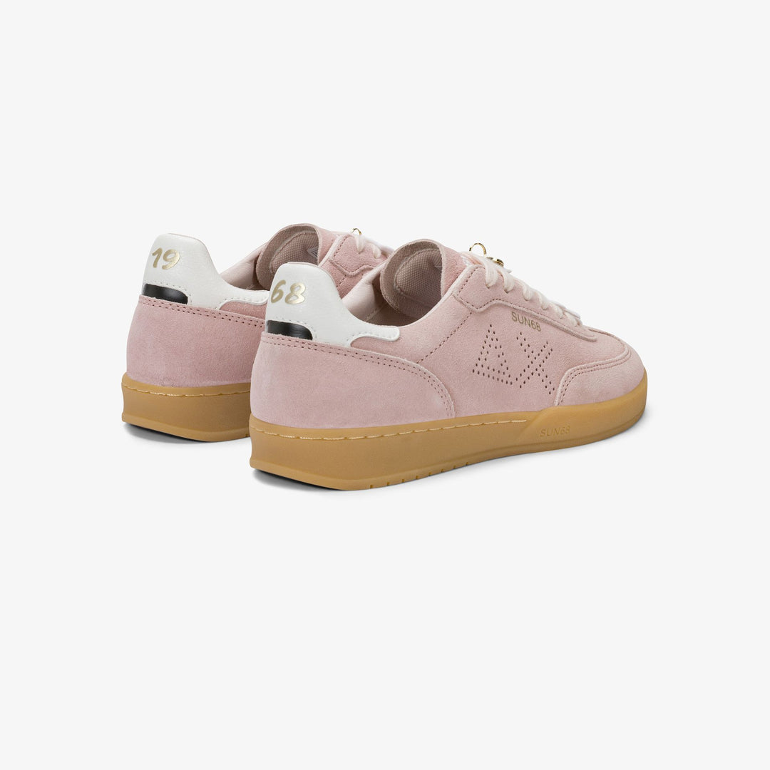 Pink California Sun suede sneaker