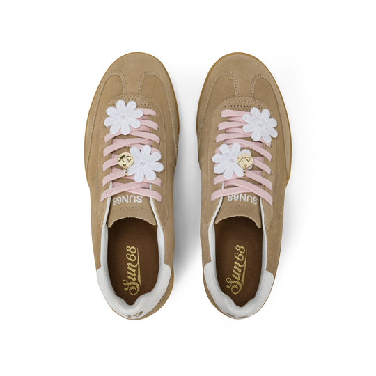 Beige California Sun suede sneaker