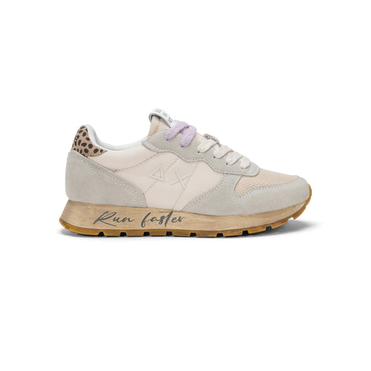 SUN68 ALLY VINTAGE OFF WHITE SNEAKERS FOR WOMEN