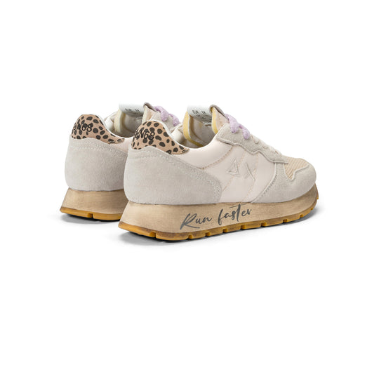 SUN68 ALLY VINTAGE OFF WHITE SNEAKERS FOR WOMEN