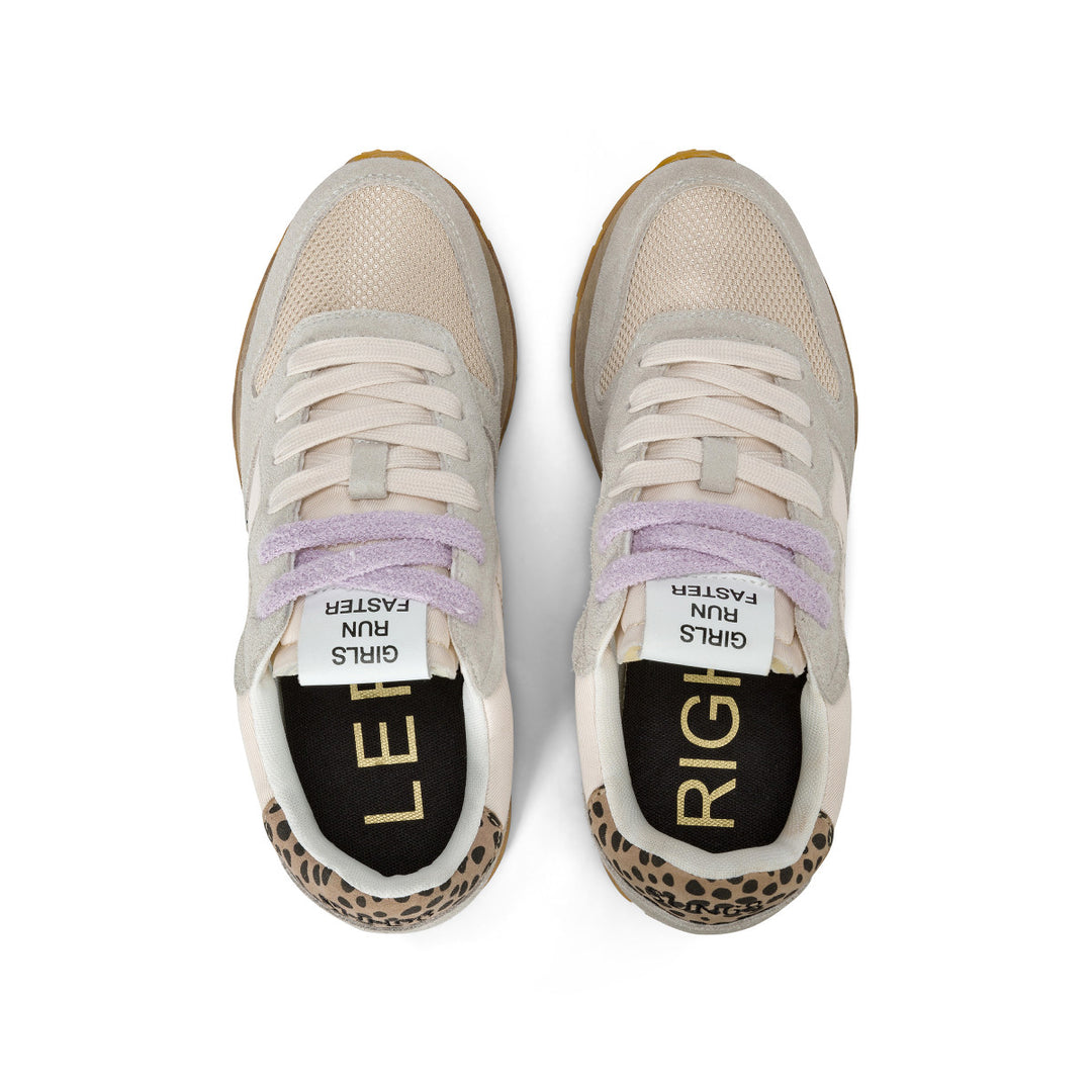 SUN68 ALLY VINTAGE OFF WHITE SNEAKERS FOR WOMEN
