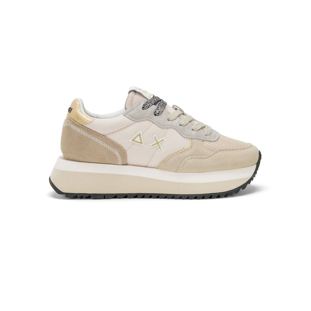SUN68 BIG ALLY SOLID OFF WHITE SNEAKERS FOR WOMEN