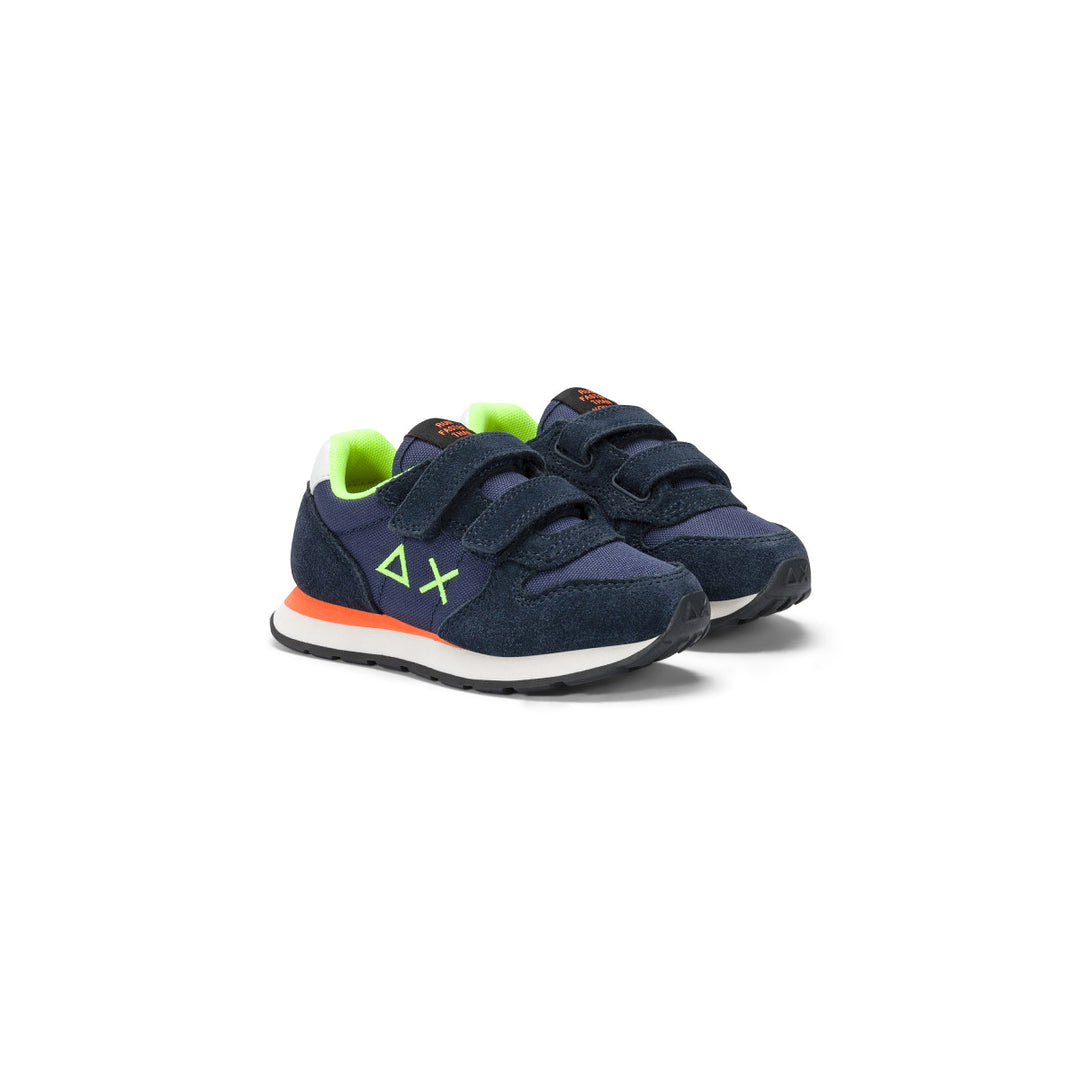 SUN68 TOM FLUO NAVY BLUE SNEAKERS FOR BABY BOYS
