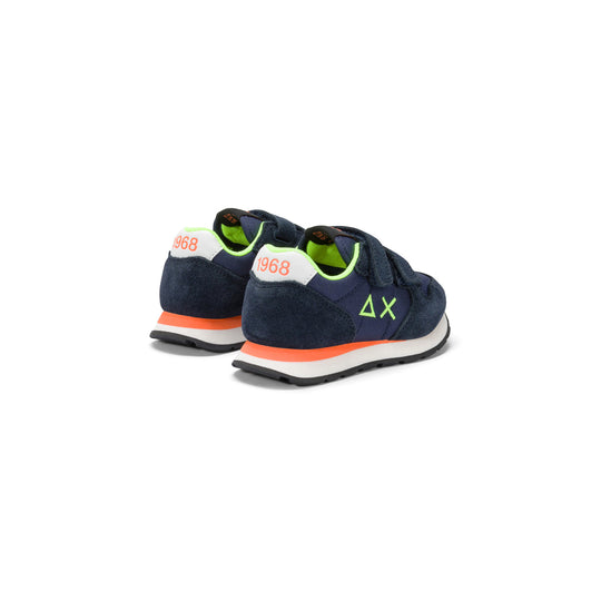 SUN68 TOM FLUO NAVY BLUE SNEAKERS FOR BABY BOYS