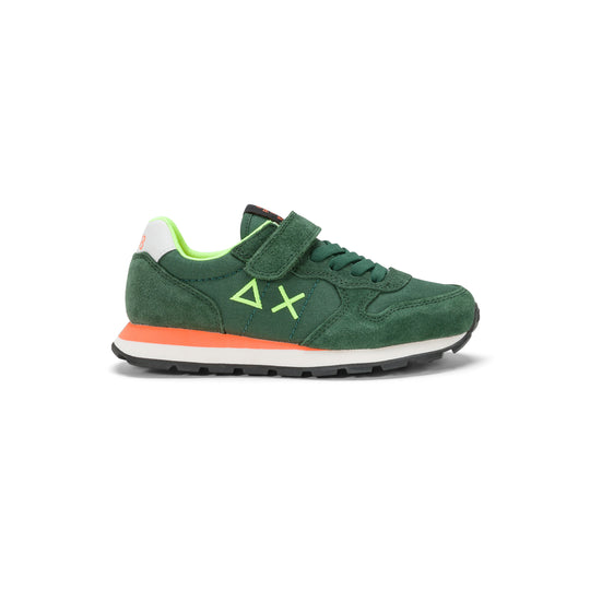 SUN68 TOM FLUO DARK GREEN SNEAKERS FOR BOYS