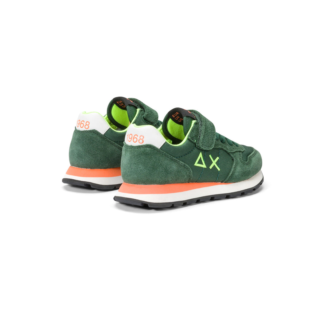 SUN68 TOM FLUO DARK GREEN SNEAKERS FOR BOYS