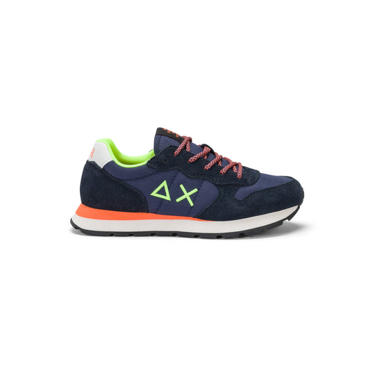 SUN68 TOM FLUO NAVY BLUE SNEAKERS FOR TEEN BOYS